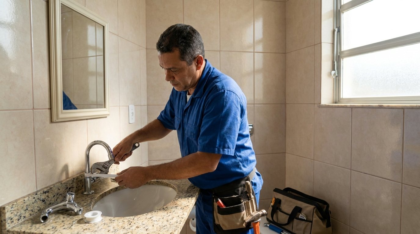 Instalação Hidráulica no Banheiro em Campinas‑SP
